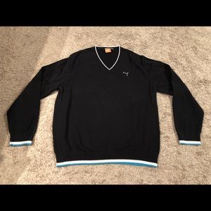 Puma Golf Evoknit V Neck Warmcell Ribbing Sweater